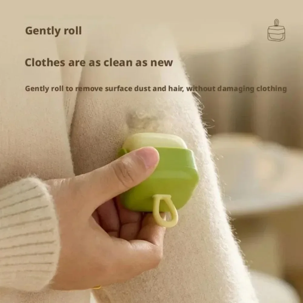 Mini Reusable Washable Lint Roller Strong Adhesive Hair Sticking Machine Dust Removal Brush for Clothes Pets Furniture Cleaning